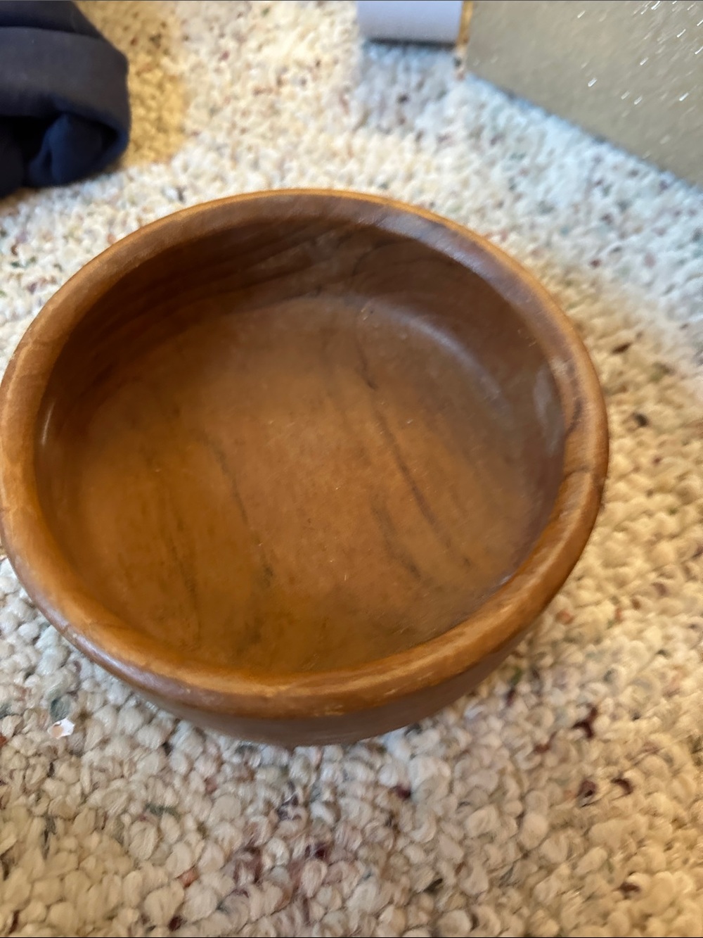 Hand-Turned Wooden Bowl - Warm Honey Brown